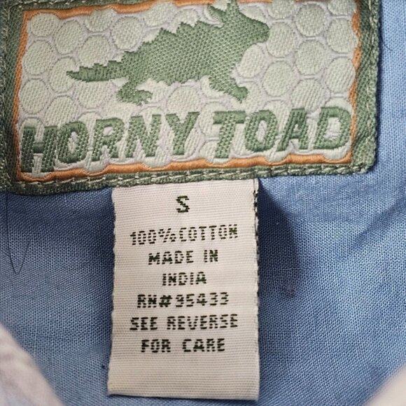 Horny Toad Shirt Dress Womens Small Blue Plaid Button Up Outdoor Belted Tie Knee - Picture 3 of 10